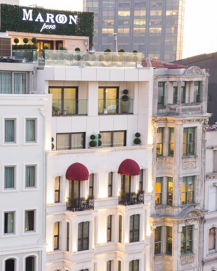 Maroon Hotel Pera Estambul Exterior foto